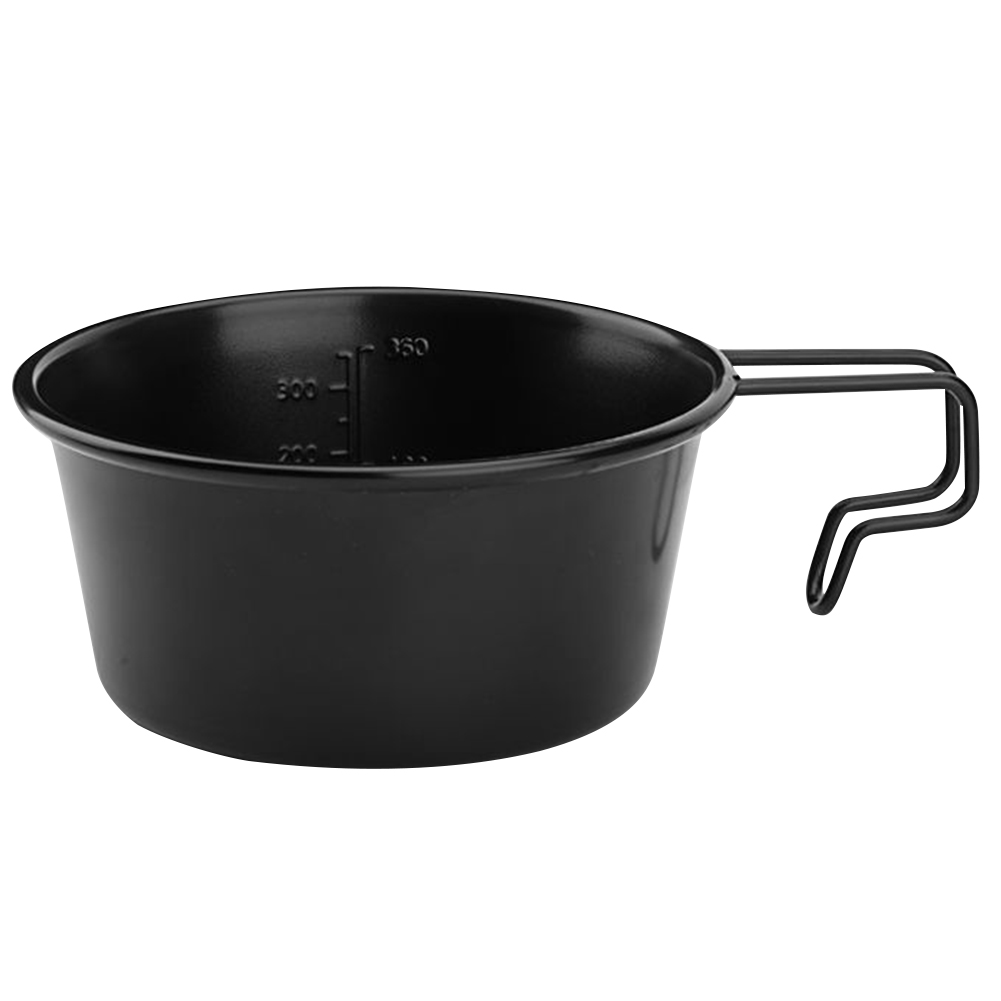 thumbnail image 2 of Olla de camping apilable con asa para picnic senderismo viajes (360 ml antiadherente), 2 of 3