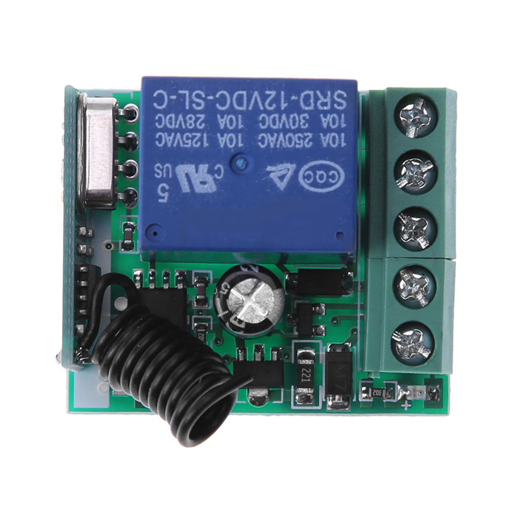thumbnail image 2 of Mando a distancia Interruptor de control de puerta Receptor de relé 1CH 433MHZ, 2 of 4