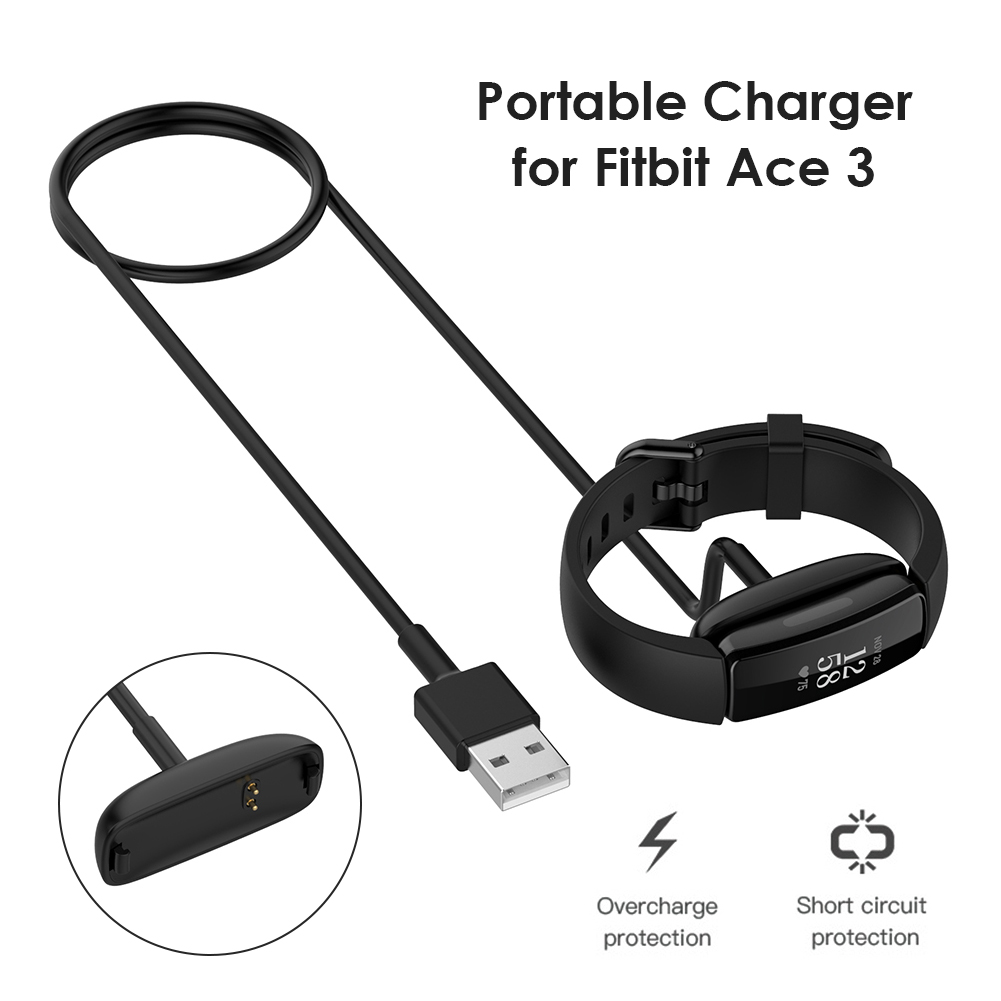 thumbnail image 4 of Cable de carga USB para reloj inteligente Fitbit Ace 3/Fitbit Inspire 2 (100 cm), 4 of 8