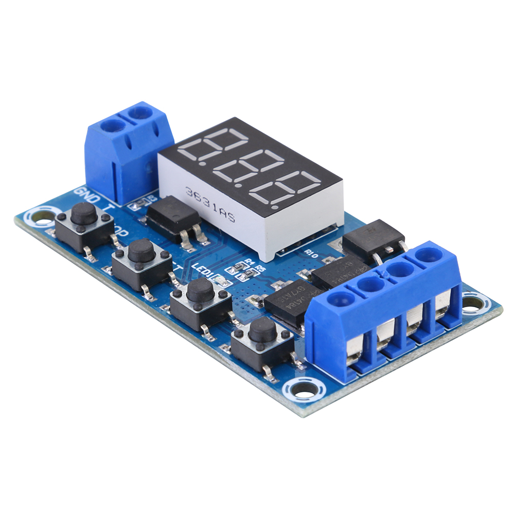 thumbnail image 3 of DC5V-36V Dual MOS Time Relay Trigger Cycle Timer Delay Switch Circuit Module, 3 of 7