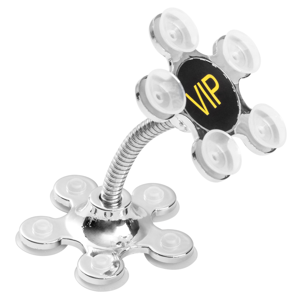 thumbnail image 3 of Metal Flower Magic Car Suction Bracket Sucker Stand 360 Rotatable Phone Holder Universal for Electronic Product, 3 of 6