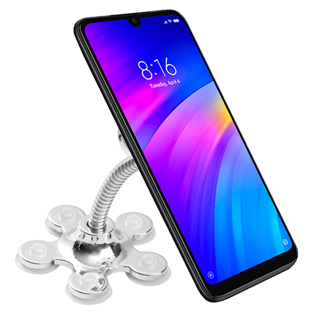thumbnail image 4 of Metal Flower Magic Car Suction Bracket Sucker Stand 360 Rotatable Phone Holder Universal for Electronic Product, 4 of 6