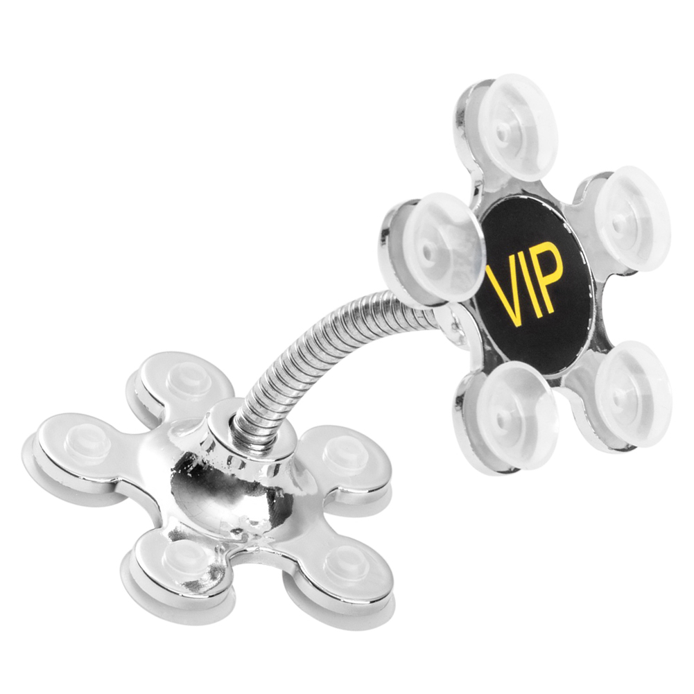 thumbnail image 2 of Metal Flower Magic Car Suction Bracket Sucker Stand 360 Rotatable Phone Holder Universal for Electronic Product, 2 of 6