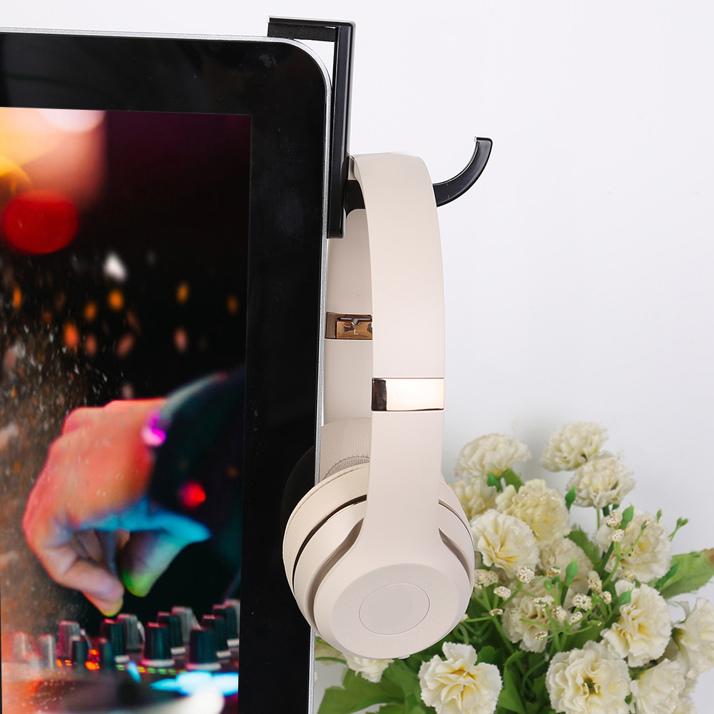 thumbnail image 1 of PC Monitor Earphone Display Rack Hook Wall Hanger Hook for Home Office Gamer, 1 of 7