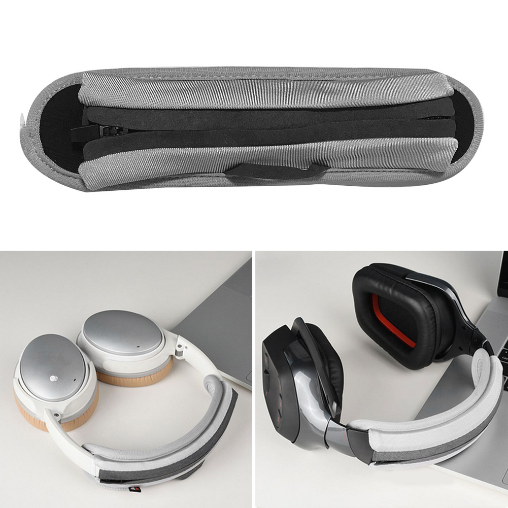 thumbnail image 5 of Universal Headphones Headband Cover with Zipper Headband Cushion Pad Protector, 5 of 7