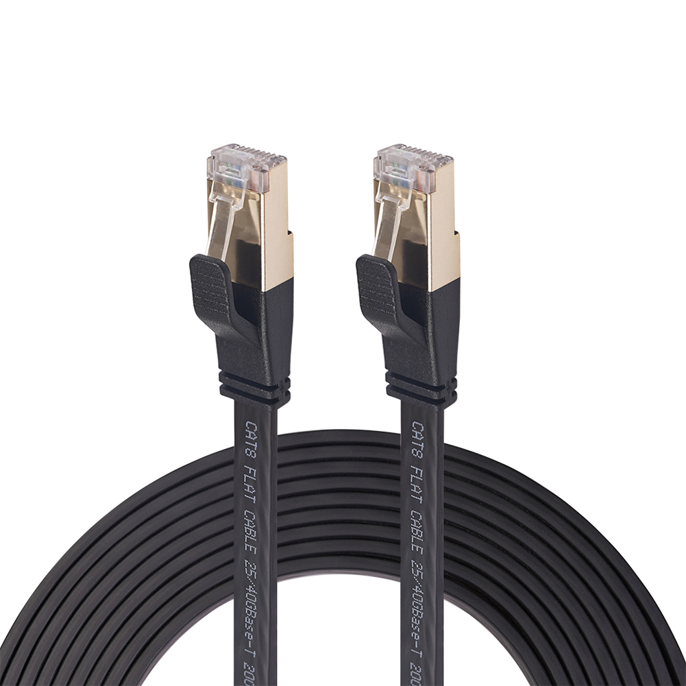 Cable Ethernet Cat8 SFTP 40Gbps Cat 8 RJ45 Red LAN Cable de conexión chapado en oro