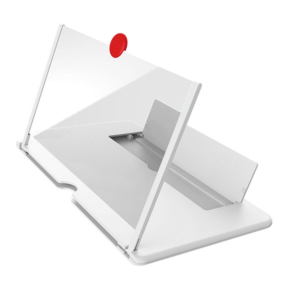 thumbnail image 3 of 12 inch 3D Mobile Phone Screen Magnifier HD Video Amplifier Bracket (White), 3 of 9