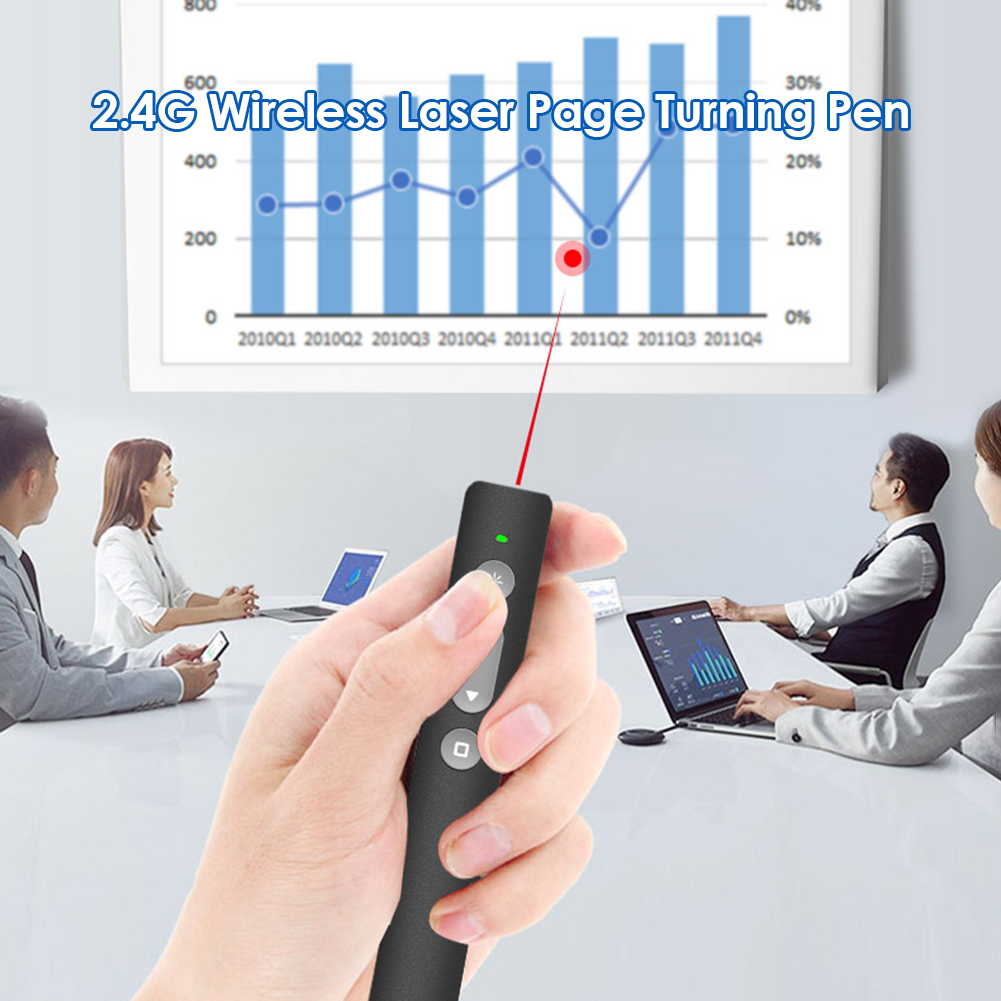 thumbnail image 5 of Flip Pen Red Light USB Rechargeable PPT Presentation Slide Remote Control, 5 of 8