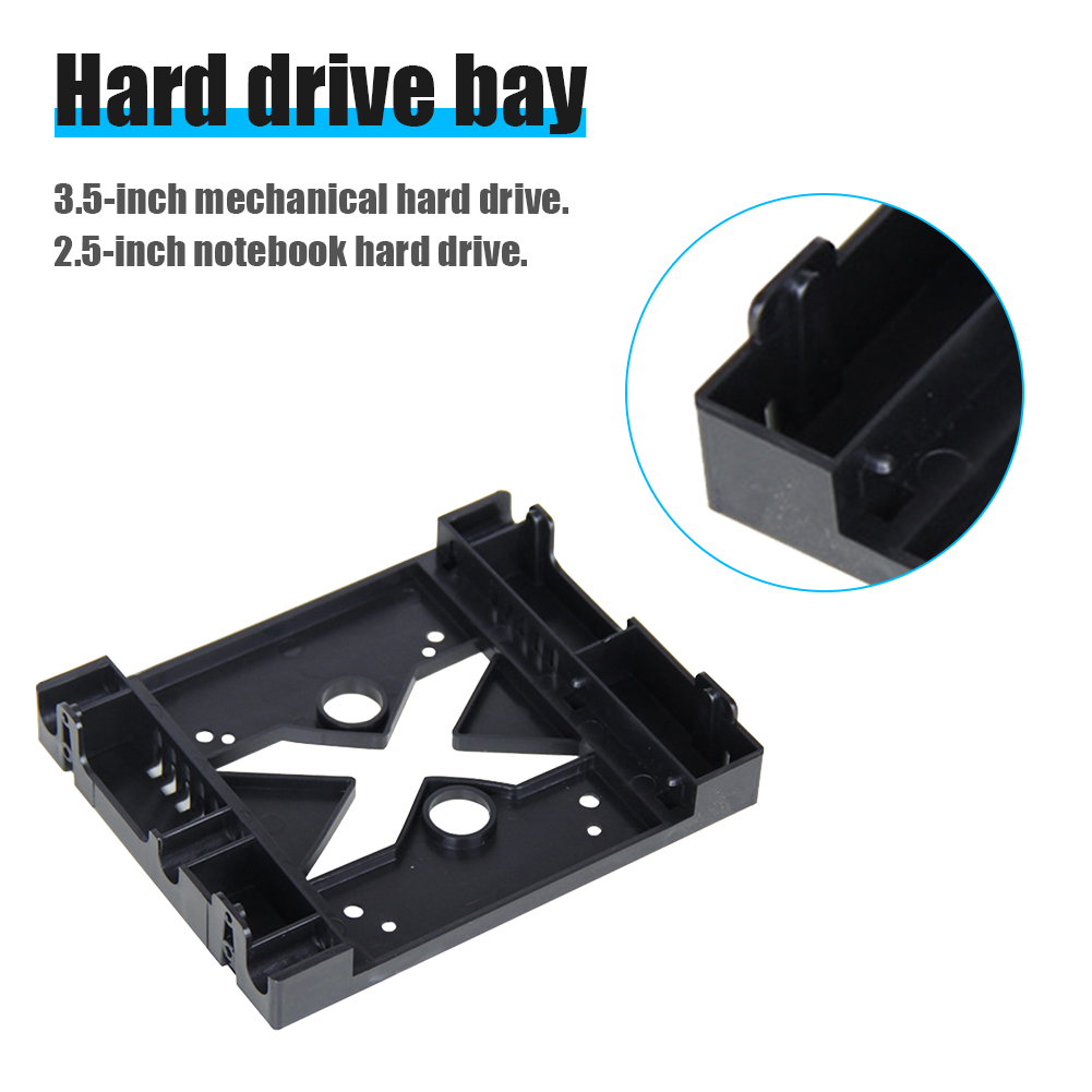 thumbnail image 5 of 2.5 inch SSD HDD to 3.5 inch Mounting Fan Adapter Bracket Dock Hard Drive Holder, 5 of 9