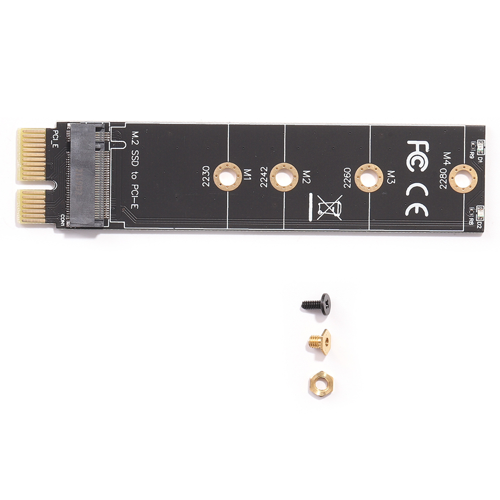 thumbnail image 3 of PCIE 1X to M.2 Adapter NVMe SSD M2 PCIE M Key Hard Drive Reader Connector Riser, 3 of 9