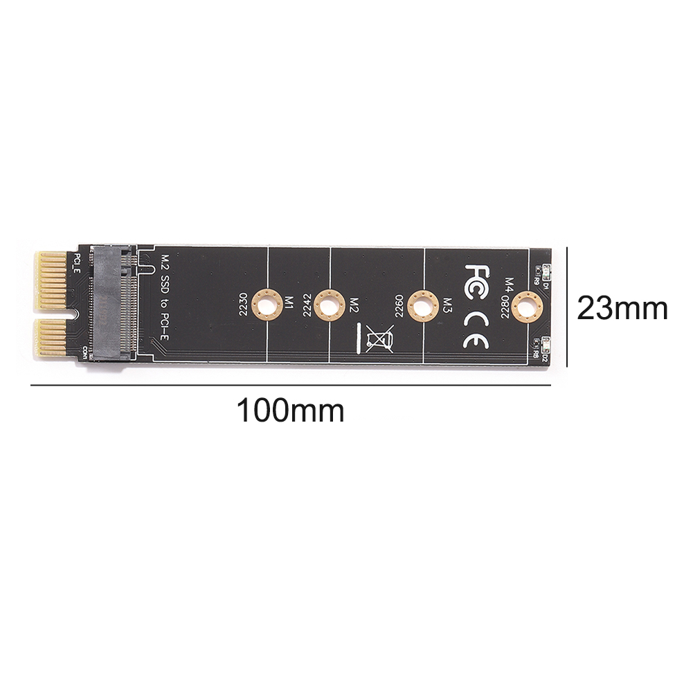 thumbnail image 2 of PCIE 1X to M.2 Adapter NVMe SSD M2 PCIE M Key Hard Drive Reader Connector Riser, 2 of 9