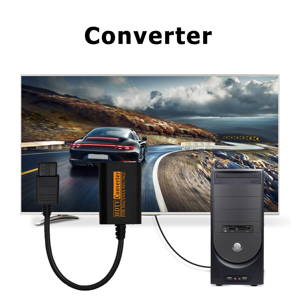 thumbnail image 4 of Fit for Nintendo NGC/N64/SNES/SFC Retro Game Console Audio Video Adapter, 4 of 8
