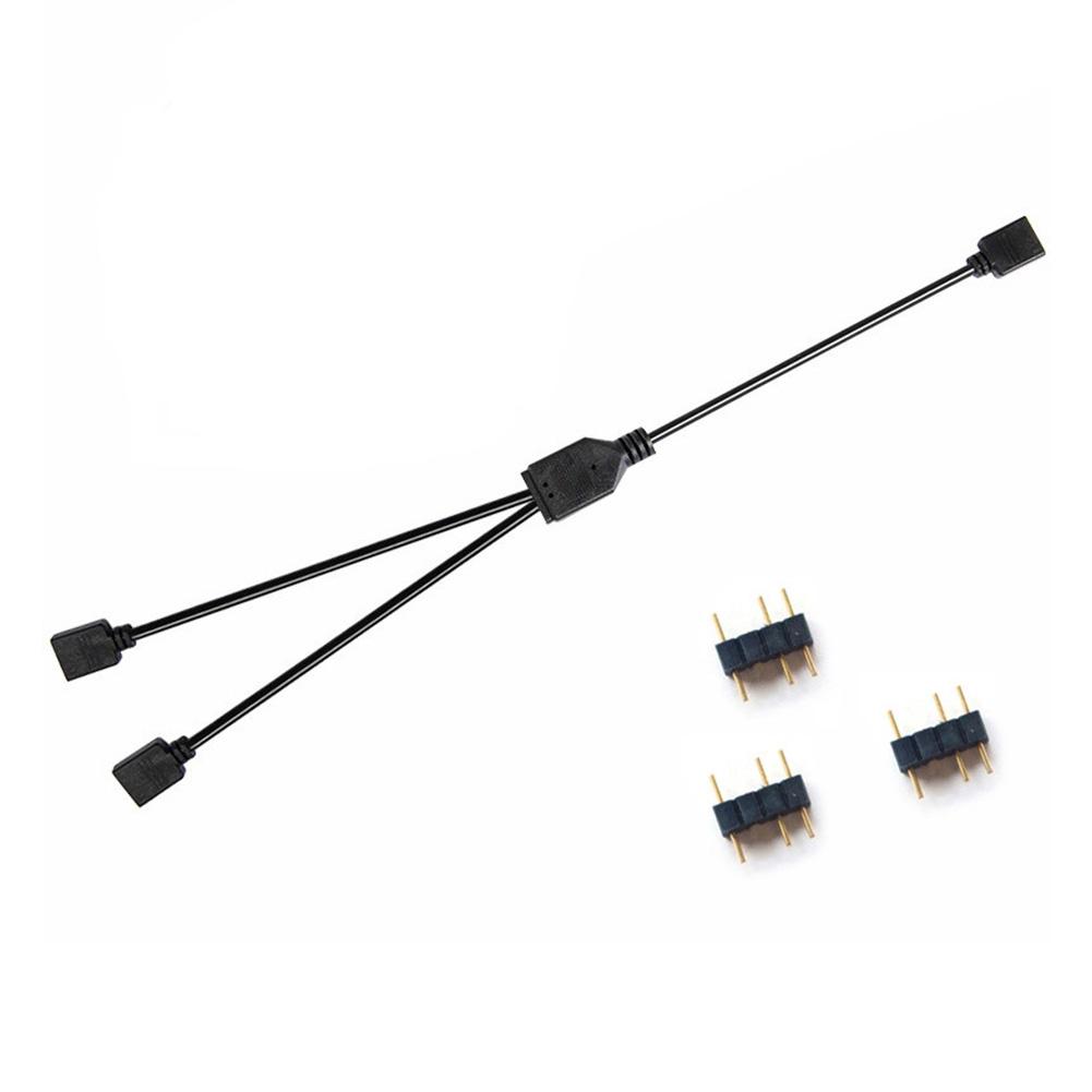 thumbnail image 2 of ARGB Extension Cable Adapter RGB Splitter Cable for Motherboard (5V 3Pin), 2 of 2